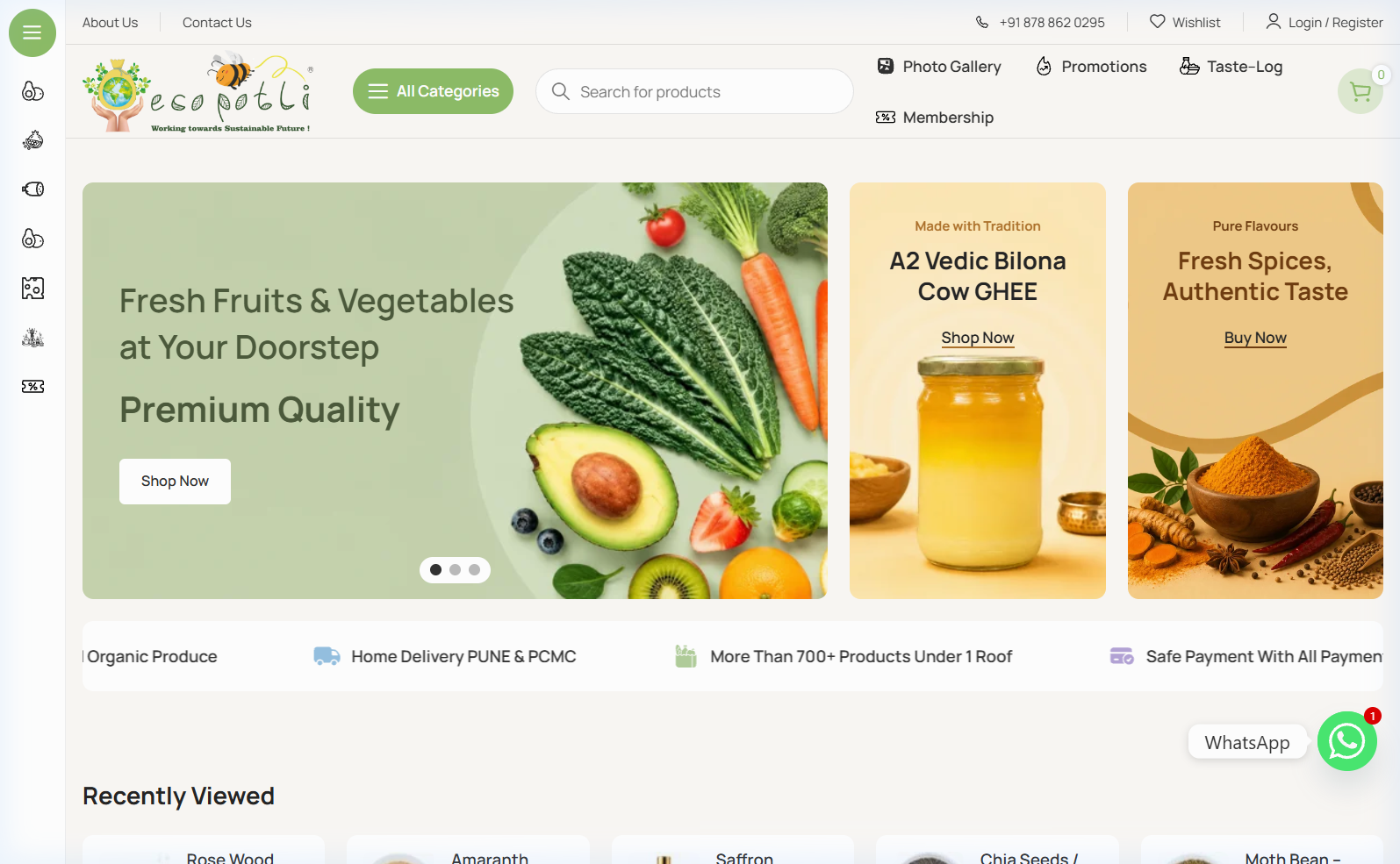 Organic WooCommerce Store